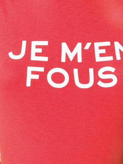 Shop Zadig & Voltaire Zadig&voltaire Je M'en Fous T-shirt - Red