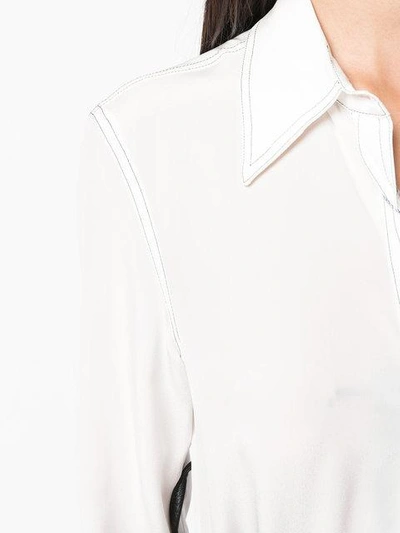 Shop Sportmax Sartorial Shirt In White