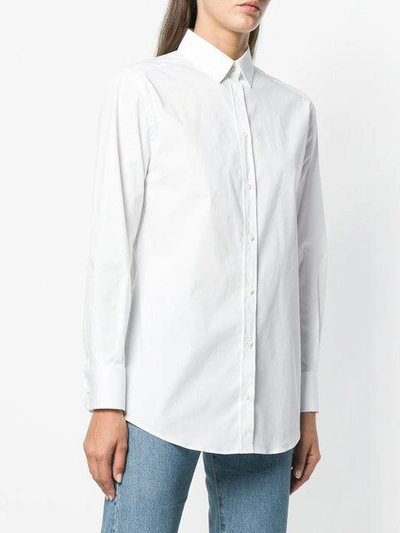 Shop Dolce & Gabbana Classic Collar Shirt In White