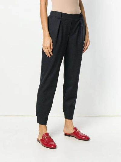 Shop Lorena Antoniazzi Cropped Tapered Trousers
