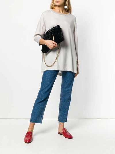 Shop Lorena Antoniazzi Loose Fit Blouse - Neutrals