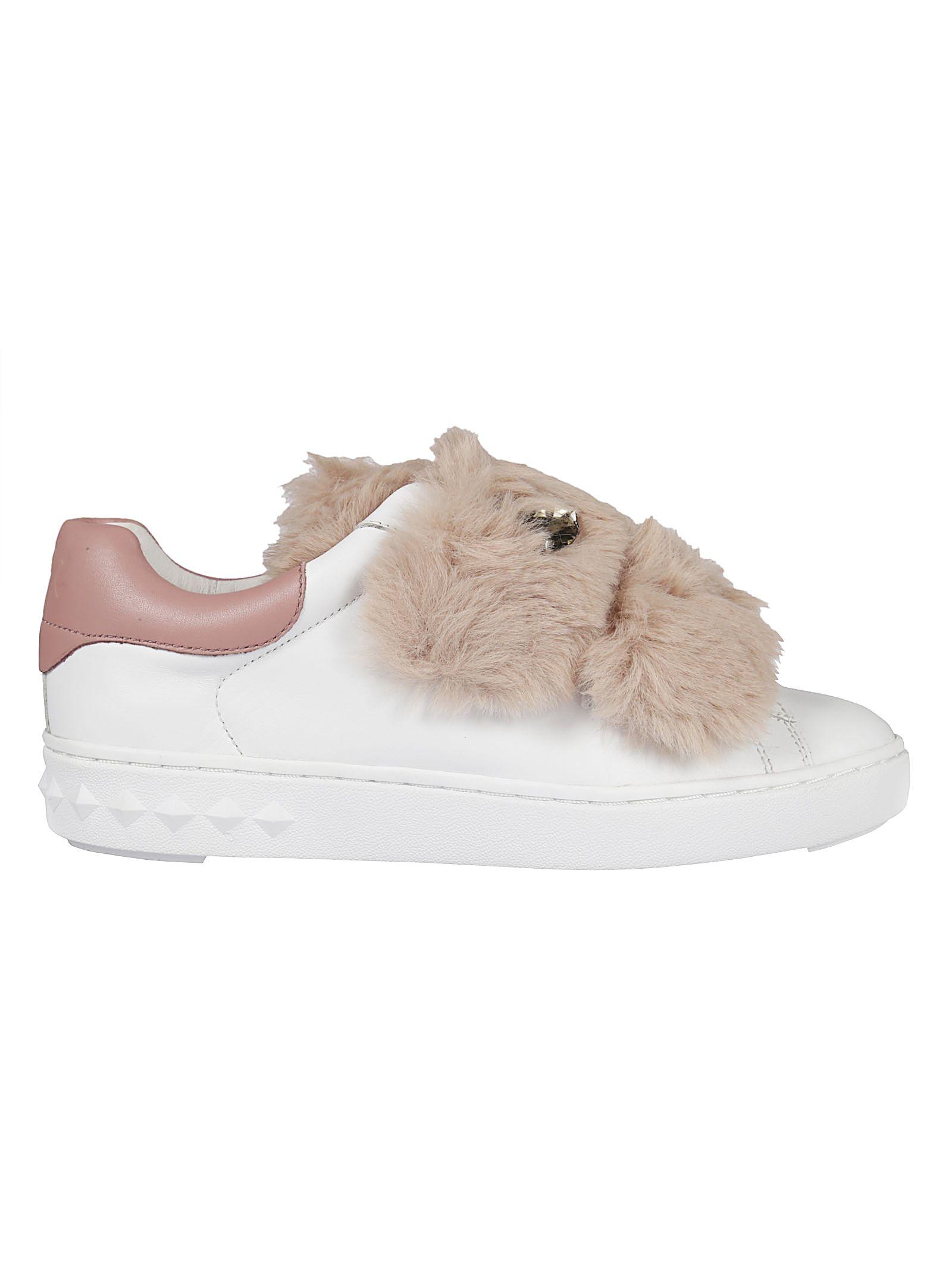 ash fur sneakers