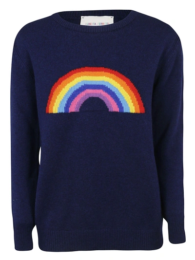 Shop Alberta Ferretti Rainbow Sweater