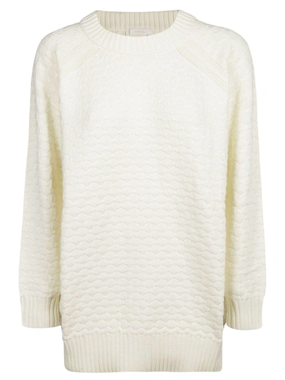 Shop See By Chloé Oversized Sweater In Natural White
