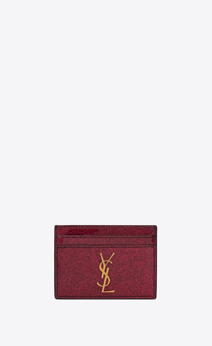 ysl card case red Online Sale