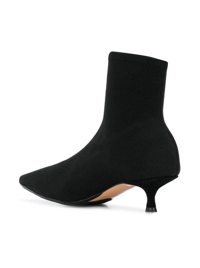 Shop Anna F Pointed Ankle Boots In Black