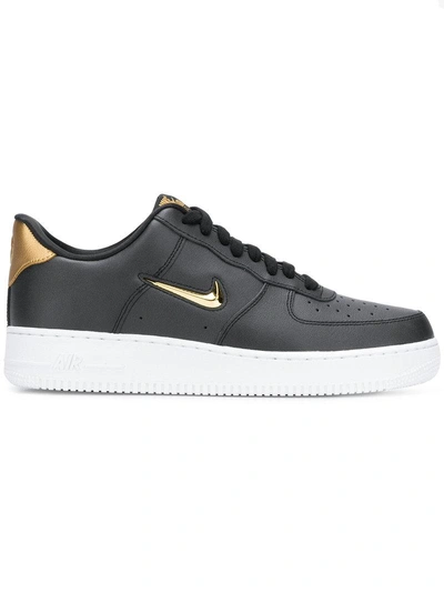 Shop Nike 'air Force 1' Sneakers In Black