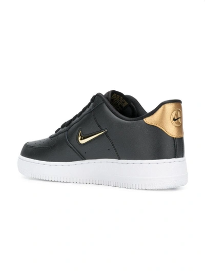 Shop Nike 'air Force 1' Sneakers In Black