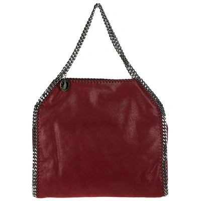 Shop Stella Mccartney Women's Shoulder Bag  Falabella Small Tote Shaggy Deer In Red