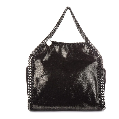 Shop Stella Mccartney Women's Handbag Shopping Bag Purse Tote Falabella Mini Chamois In Black