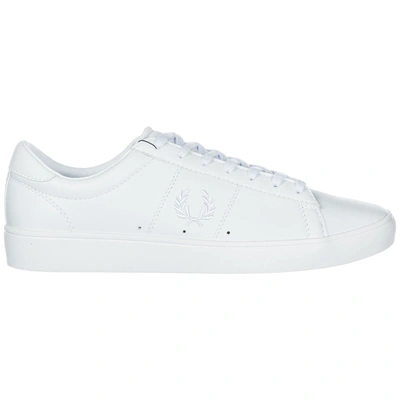 Shop Fred Perry Men's Shoes Leather Trainers Sneakers Spencer In White