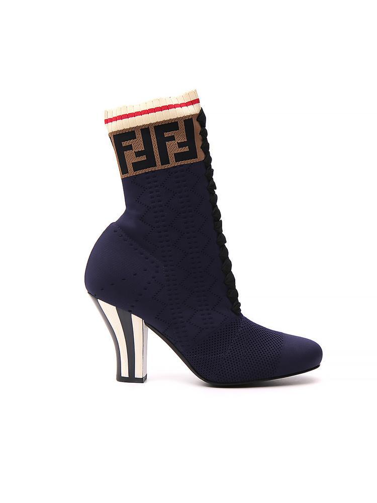 fendi rockoko ankle boots