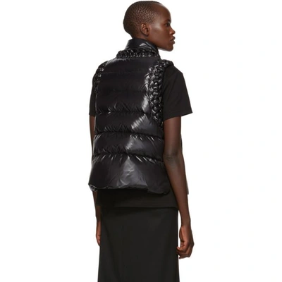 Shop Moncler Genius 6 Moncler Noir Kei Ninomiya Black Agate Down Vest In 999 Black