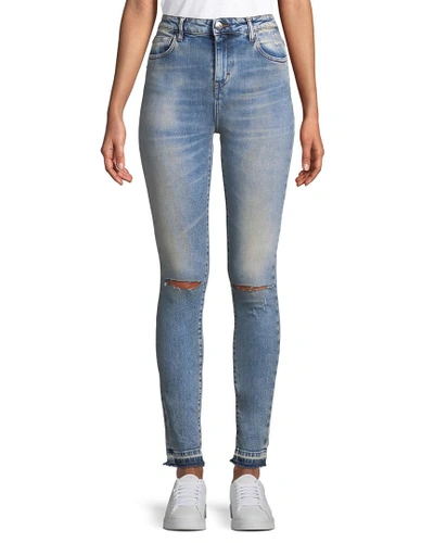 Shop Iro Distressed High Waist Skinny Jean In Nocolor