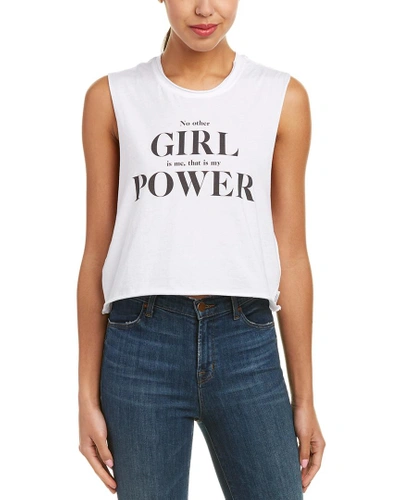 Shop The Laundry Room Girl Power Tank In White