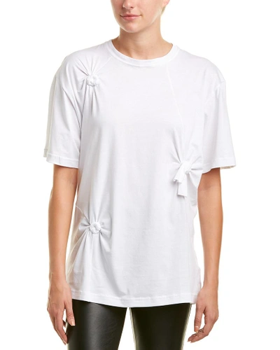 Shop Helmut Lang Knotted T In White
