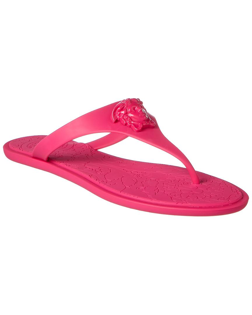 medusa palazzo thong sandals