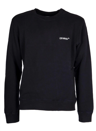 Shop Off-white Off White Logo Sweatshirt In Black