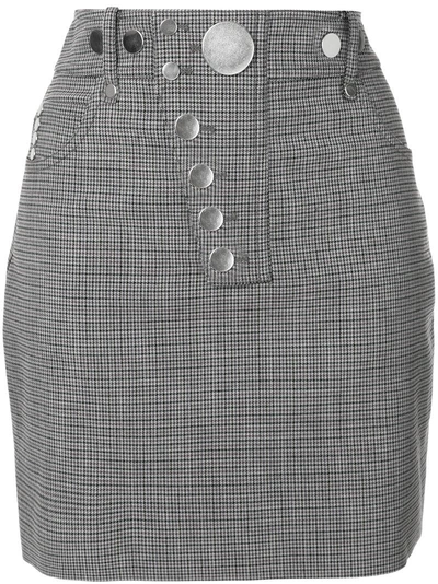 Shop Alexander Wang Dogtooth Mini Skirt