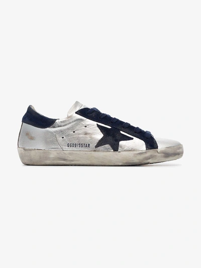 Shop Golden Goose Deluxe Brand 'superstar' Sneakers In Metallic