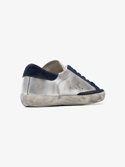 Shop Golden Goose Deluxe Brand 'superstar' Sneakers In Metallic