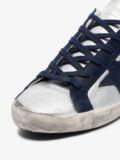 Shop Golden Goose Deluxe Brand 'superstar' Sneakers In Metallic