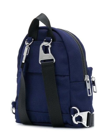 Shop Kenzo Mini Tiger Backpack In Blue
