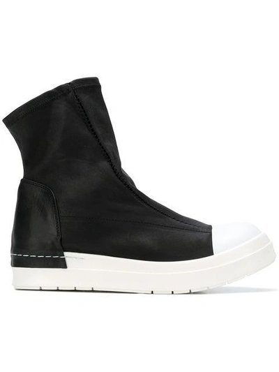 Shop Cinzia Araia Sock-style Sneakers In Black
