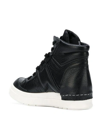 Shop Cinzia Araia Lace-up Hi-top Sneakers - Black