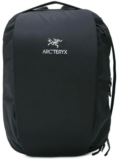 Shop Arc'teryx Logo Backpack In Black