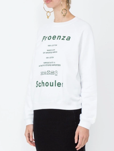 Shop Proenza Schouler Pswl Shrunken Sweatshirt