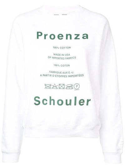 Shop Proenza Schouler Pswl Shrunken Sweatshirt