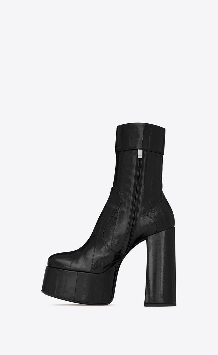 saint laurent billy platform boots