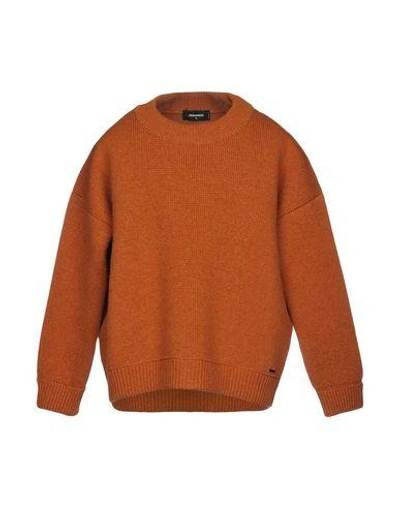 Shop Dsquared2 Sweater In Rust