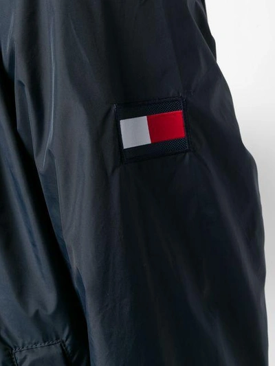 Shop Tommy Hilfiger Reversible Track Jacket In Blue