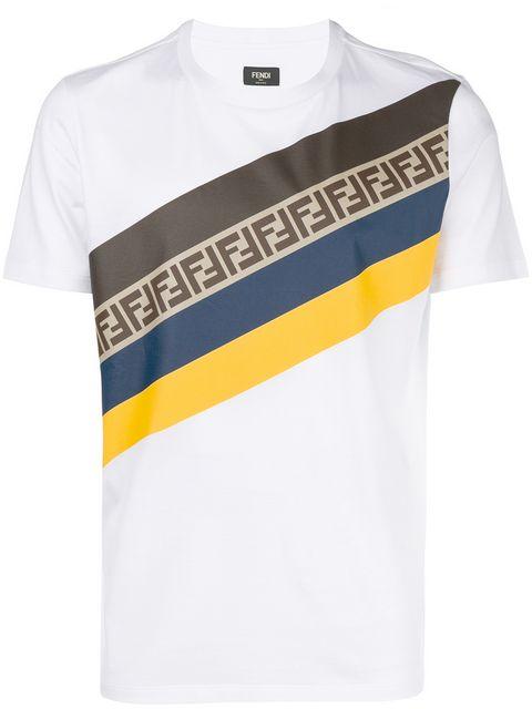 fendi diagonal t shirt