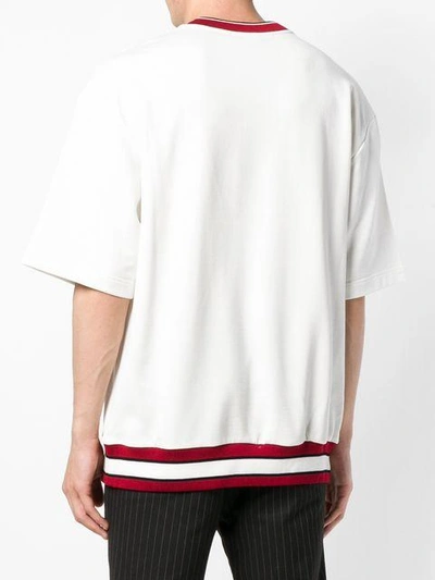 Shop Dolce & Gabbana King Sweatshirt In White