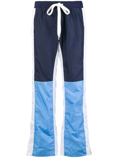 Shop Each X Other Colour Blocked Track Trousers In Blue