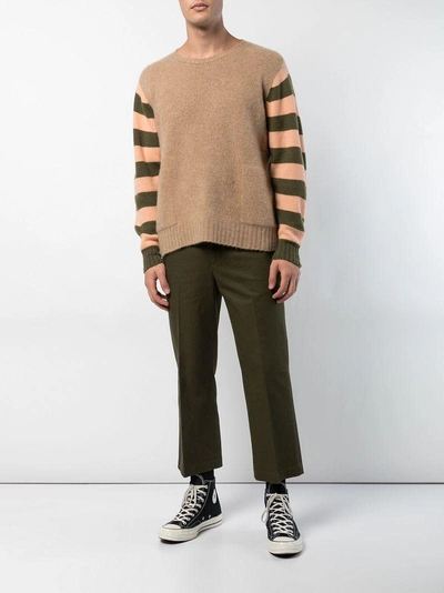 Shop The Elder Statesman Cashmere Fast Ocean Jumper - Brown