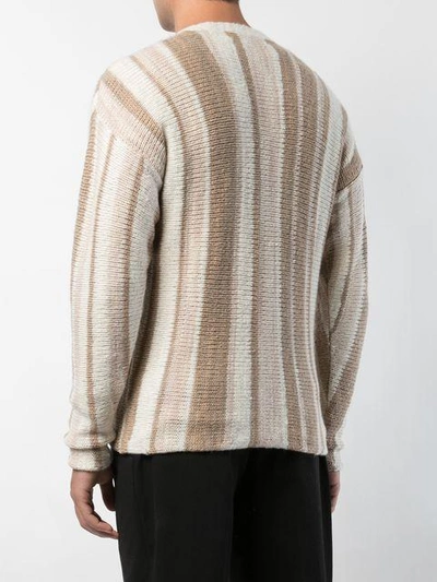 Shop The Elder Statesman Cashmere Rolo Cardigan - White