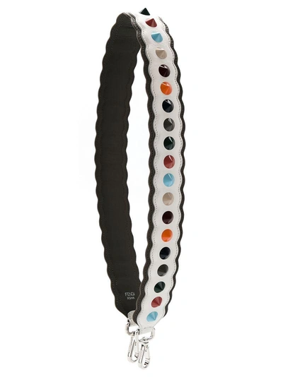 Shop Fendi Strap You Studded Strap - Neutrals