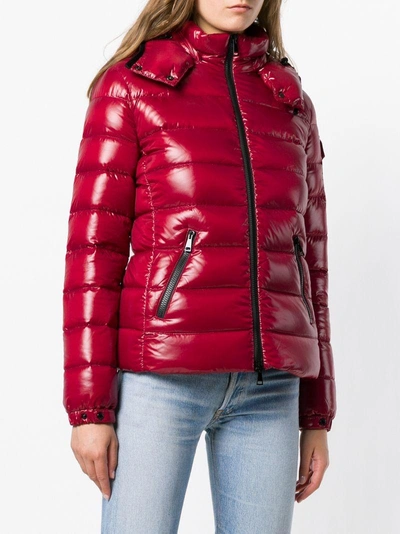 Shop Moncler Puffer Jacket - Red