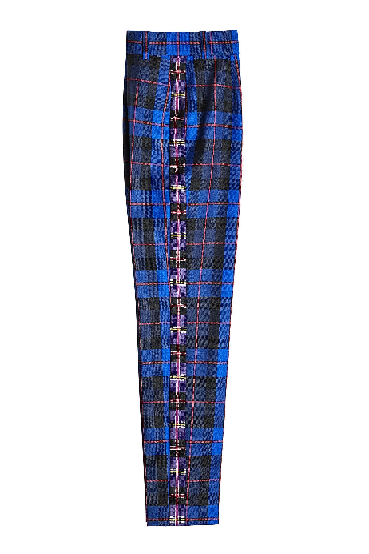 versace plaid pants