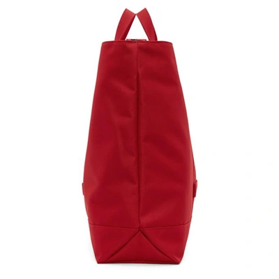 Shop Off-white Red Quote Tote