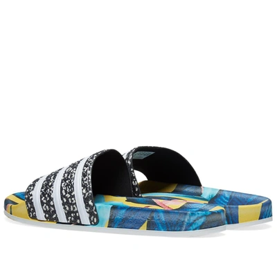 Adidas Originals Women's Adilette Slide Sandals, Black In Multi | ModeSens