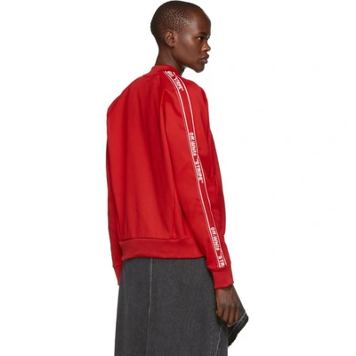 Shop Off-white Red Logo Track Jacket