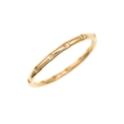 Shop Feather+stone Gold Bamboo Ring
