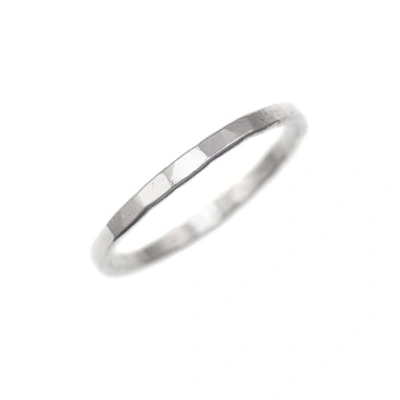 Shop Feather+stone Silver Faceted Ring