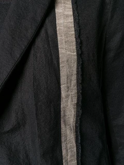 stripe panel soft blazer