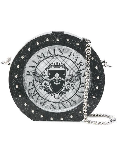 Shop Balmain Mini Bag In Black